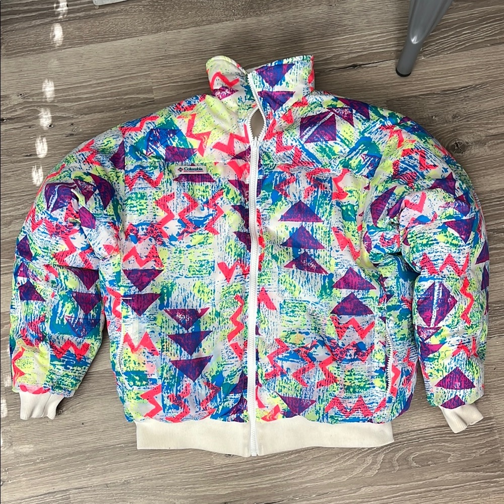 Columbia puffy coat/L